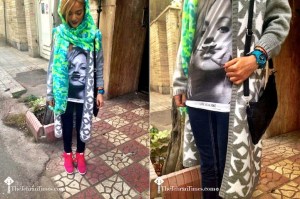 Moda de rua das mulheres iranianas